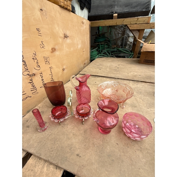 Pink Glassware