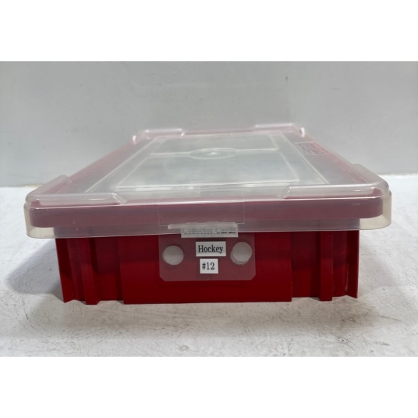 Bin of Pro-Set 1992 Hockey Cards