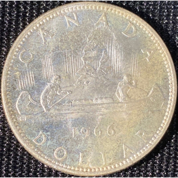 1966 Silver Canadian Dollar