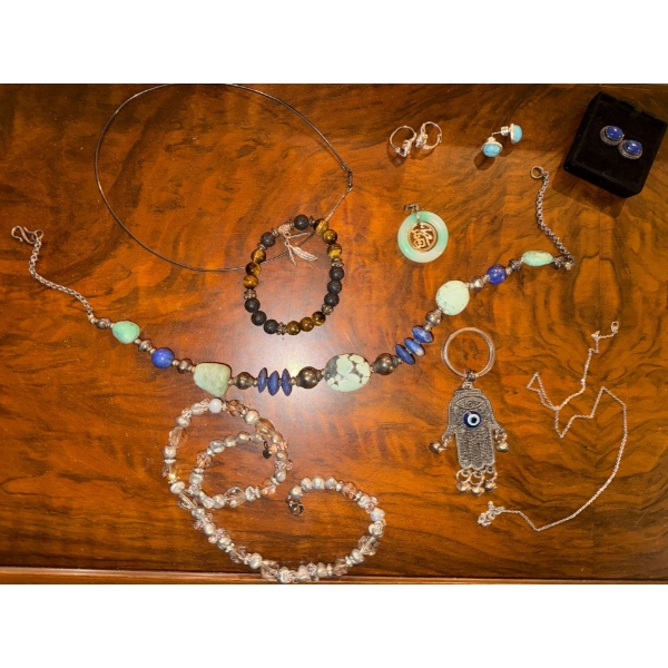 Gorgeous Stone Embelished Fashion Jewelry w/ Turkish Evil Eye Charm & More