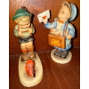 Image 1 : Collectible Goebel Hummel Figurines- "Postman" & "Small Boy Blowing"