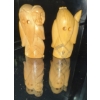 Image 2 : Japanese Carved Ivory Netsuke Figurines 3T (2)
