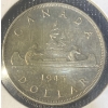 Image 2 : 1945 Canadian Dollar 80% Silver 23.33 Grams 