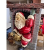 Image 4 : amazing Santa coming out of the fireplace sculpture 60”tall
47” wide
