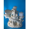 Image 4 :  Large Battery Powered Holiday Light Up Angel (1 FT Tall) Plus Partylite Angel (wing glued back on)