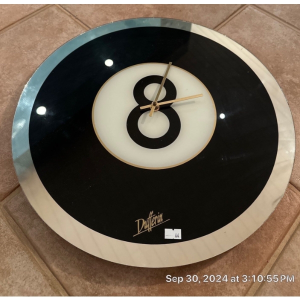 Dufferin 8 Ball Clock 18D