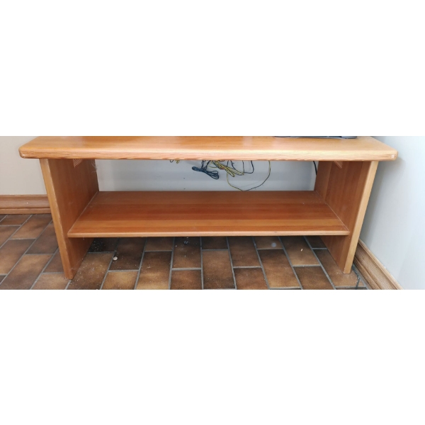 Small Wooden Table (Contents NOT Included, Table Only) - 38W, 17D, 17T 