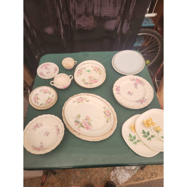 Johnson Bros and Sovereign Potters Assorted China Plates and Bowls