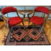 Image 1 : Rare DREXEL "Esperanto" Vintage Arm Chairs 25Tall  w/ Turkish Rug 