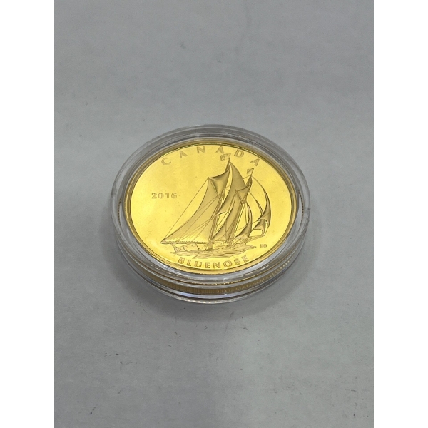 2016 $200 1oz Pure Gold Coin Tall Ships Legacy Bluenose