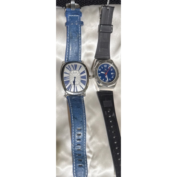 Giovine Scailo Puro Mo. OGI003 W/ Genuine Ostrich Leather Band & Swiss Eagle Mo.6-6123