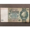 Image 3 : 1920 German 50 Mark Reichsbanknote with Serial Number G.10015837
