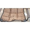 Image 3 : Oversized Hard Arm Camping Chair and Dodge Chrome Bar Stool, 29 Inches High