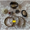 Image 1 : Costume Jewelry Items - Stainless Steel Bracelet, Vintage Pins and More! 