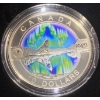 Image 2 : 2014 $10 The Northern Lights Fine Silver Coin 15.87 Grams