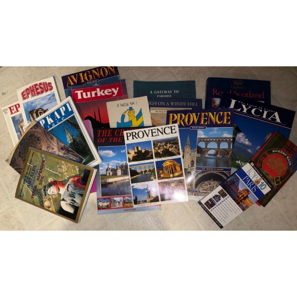 Assorted Travel Destination Guide Books 