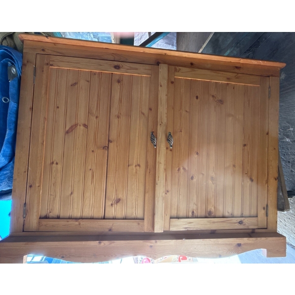 Vintage Two Doored Wooden Cabinet