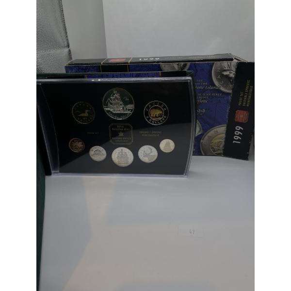 1999 Canada Voyage of Juan Perez Proof Double Dollar Set