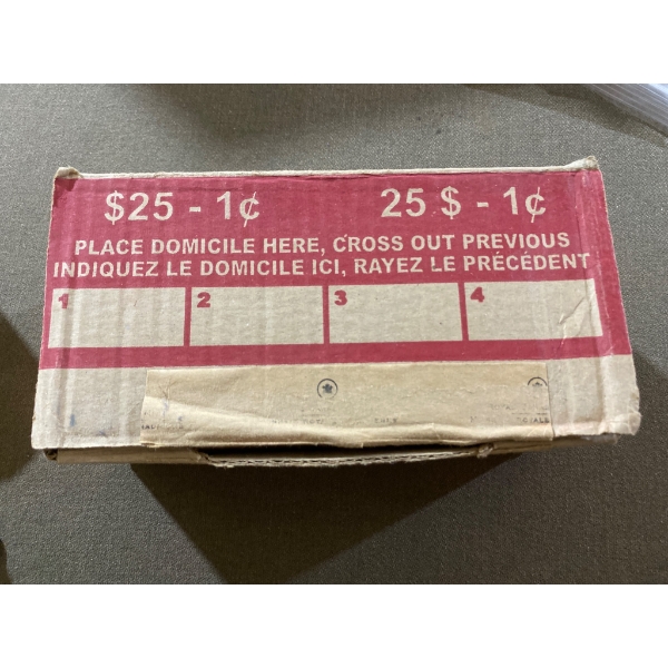 Canadian 'Last One Cent' Coin Rolls, Copper-Plated Steel, Royal Canadian Mint