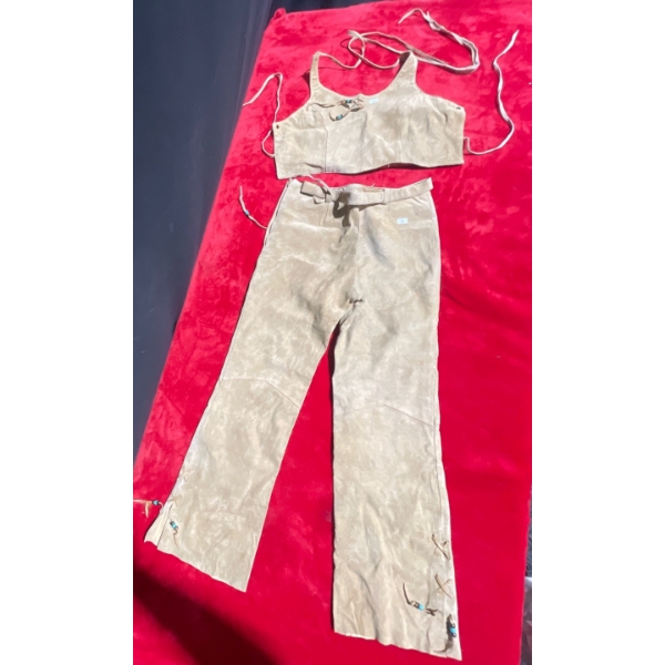 Suede Western Outfit For Women  Cowgirl Gear Size Medium