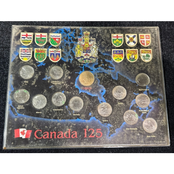 Canada 125 Coinage Set