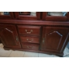 Image 2 : T & J China Cabinet with 2 Side Cupboards, 3 Drawers, Glass Shelves and Light 82 T, 51 L, 17 D