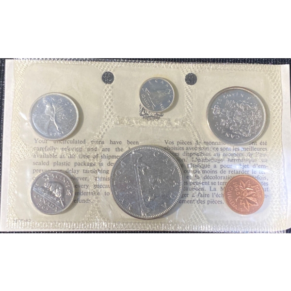 1965 Canadian Uncirculated Silver Coin Set