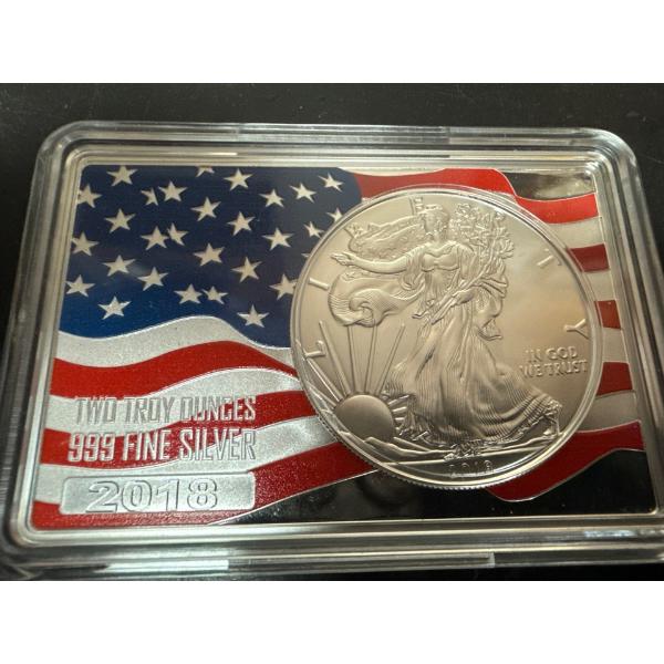 2018 Troy Ounce USA Special Limited Anniversary Coin & Bar United States Mint 5000 Mintage