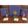 Image 1 : Three Swarovski Crystal Floral Figurines with Original Boxes