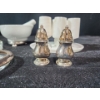 Image 2 : Onyx Marble Goblets and Dish, 1950's S&P Shakers, Starburst Coasters, Mortar and Pestle