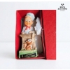 Image 3 : Vintage Hoffman Distilling Company Mr. Lucky series leprechaun Porcelain Whiskey Decanter 1970s