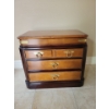 Image 1 : Stunning SHERRILL 3 Drawer End Table 26x13x23 w/ Gold Accents