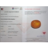 Image 3 : 5.29 ct Certified Kashmir Yellow Sapphire Gemstone ($7,221 Appraisal)