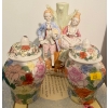 Image 2 : Ceramic Wall Clock Quartz 9T w/ Ceramic Trinkets Decor & More