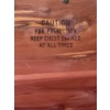 Image 7 : Lane Cedar Lined Love Chest With Black Vinyl Top