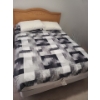 Image 1 : Queen Bed Package Includes: Serta "Harlyn" Mattress and Boxspring, Headboard, Rails 62 W, 80 D, 48 T