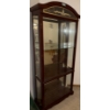 Mahogany Curio Cabinet / Display Hutch 71T w/ Adjustable Glass Shelving #1