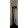 Image 3 : Black Decorative Floral Ornate Vase & Black Metal Floor Candle Holder for Pillar Or Taper Can