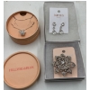 Image 1 : Hillberg & Berk Necklace Stamped 925 + Set of David's Bridal Accessories 