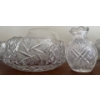 Image 3 : Crystal Collection Of Glassware & Collectibles- Basket & Bowls