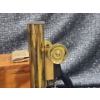 Image 4 : Antique Brass Microscope Early 20th Century Commonly Referred To As A Field Or Travelling Microscope