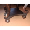 Image 2 : Bombay Company Wooden Side Table with Scroll Motif Legs 25 T, 24 W (2nd)
