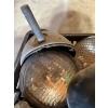 Image 2 : box full of vintage antique tractor lights all various sizes and manufactures

