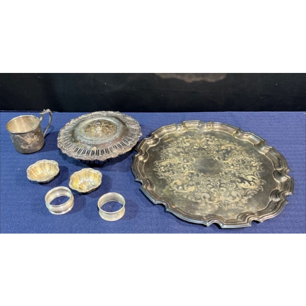 Plated and Sterling Sliver Dishes and Collectables