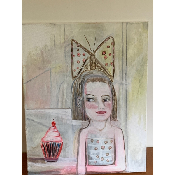 Lauri Ansell Ice Cream Canvas Board  16 x 20