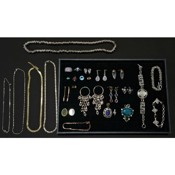 Lot of Various Jewellery - Rings, Necklaces, Bracelets, Earrings 