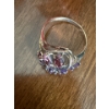 Image 3 : Yellow Gold 10K Stamped Ring, Pink & Purple Stones, Weighs 3.69g 