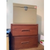Image 2 : Complete Wooden Desk With Shelves, Samsung Monitor, and Office Accessories Router not Included