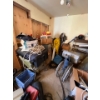 Image 4 : all contents in back room of shed, including vintage skates, chairs a number of bolts and screws. Lo
