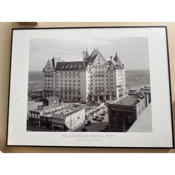 Framed Historical Prints Depicting Edmonton Highlights